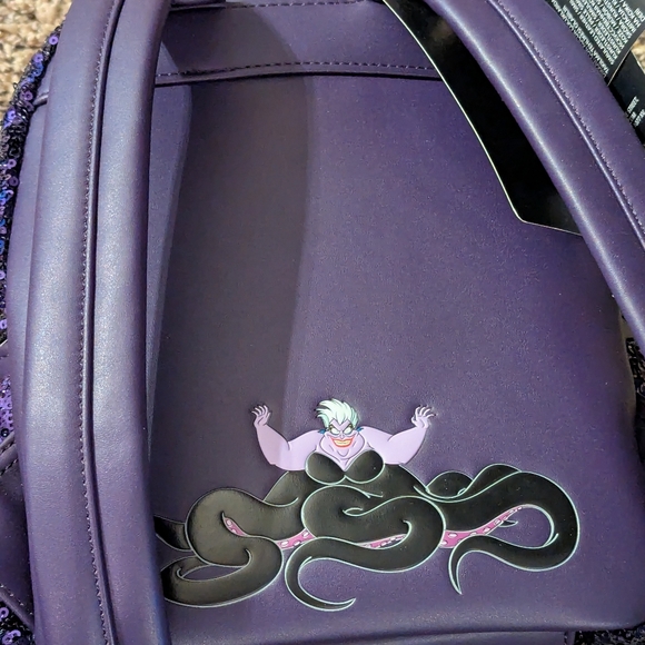 Loungefly Ursula Mini Backpack - The Little Mermaid Loungefly - Like New w/ Tags - Picture 4 of 5